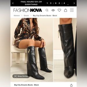 Fashion Nova - Big City Dreams Boots